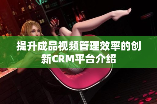 提升成品视频管理效率的创新CRM平台介绍