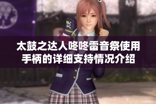 太鼓之达人咚咚雷音祭使用手柄的详细支持情况介绍